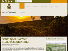 Tablet Screenshot of degliazzoni.it